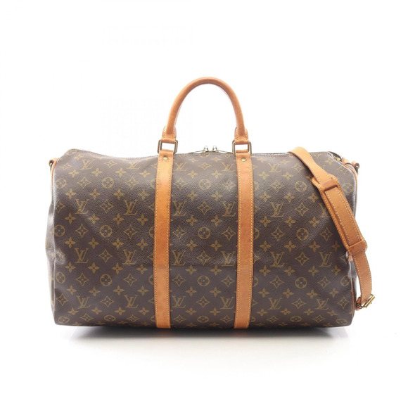 Louis Vuitton Handbags - LOUIS VUITTON Brown Monogram Leather Boston Bag